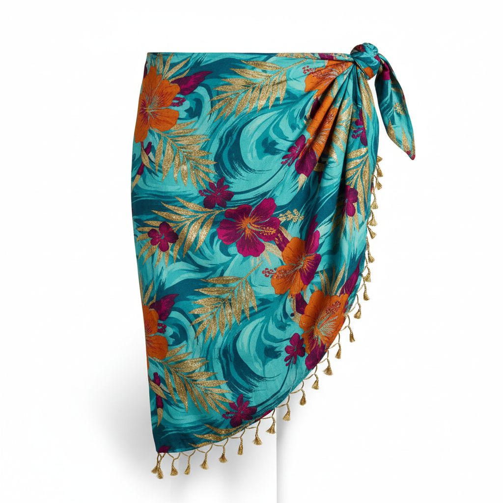Turquoise Sarong Wrap